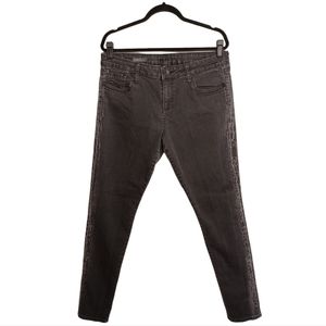 KUT FROM THE KLOTH Jennifer Ultra Skinny Gray Black Print Jeans 14